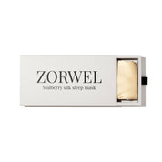 ZORWEL Silk Ritual – hedvábná maska na spaní Champagne Glow