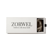 ZORWEL Silk Ritual – hedvábná maska na spaní Charcoal Mist