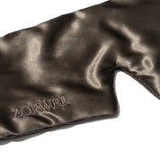 ZORWEL Silk Ritual – hedvábná maska na spaní Charcoal Mist