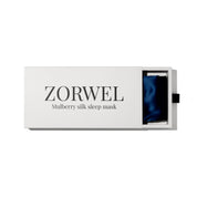 ZORWEL Silk Ritual – hedvábná maska na spaní Midnight Blue